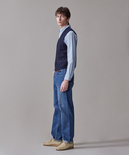 J.PRESS（J.プレス） ベスト ジレ ハイツイストヘリンボン ニット