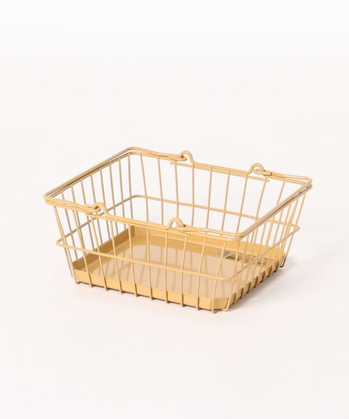DULTON 収納 BASKET-TRAY SAND BEIGE/ワイヤー バスケット