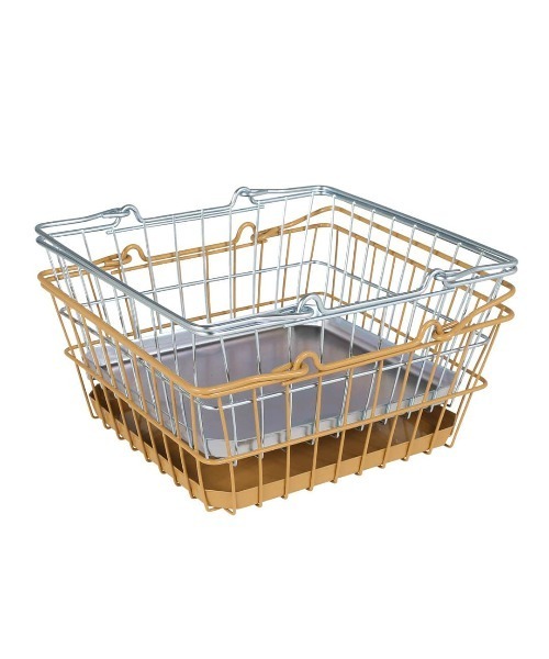 DULTON（ダルトン） 収納 BASKET-TRAY SAND BEIGE/ワイヤー バスケット