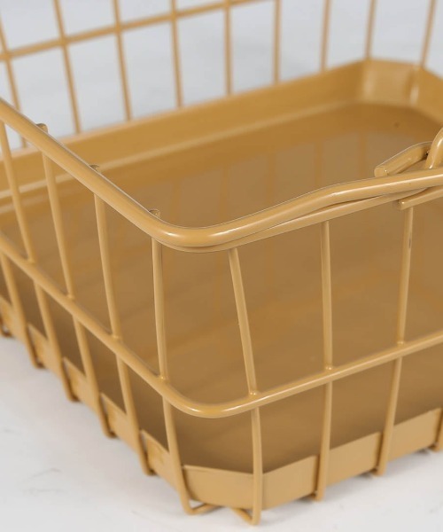 DULTON 収納 BASKET-TRAY SAND BEIGE/ワイヤー バスケット