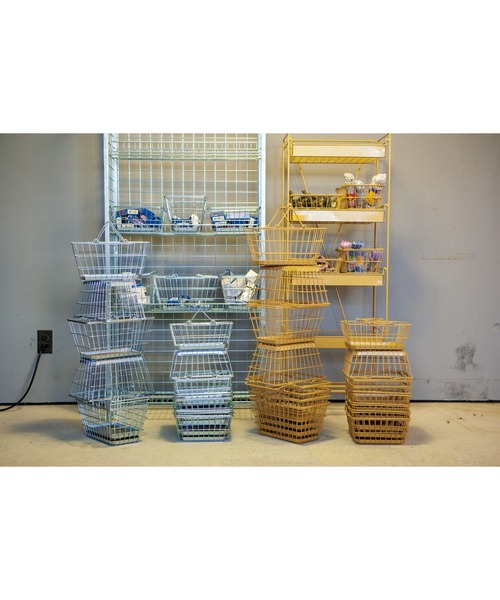 DULTON（ダルトン） 収納 BASKET-TRAY SAND BEIGE/ワイヤー バスケット