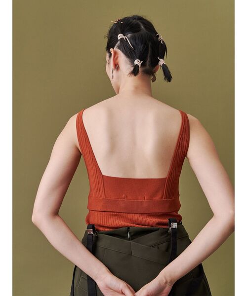 UN3D.（アンスリード） キャミソール 3WAY KNIT CAMISOLE / 3WAYニット
