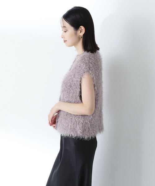 oggi掲載ナチュラルビューティーベーシックシャギーコンパクトニットベスト 楽天市場】【SALE／10%OFF】シャギーコンパクトニットベスト