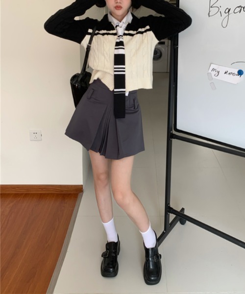 「by muni:r」 ニットカーディガン FREE グレー レディース_画像4