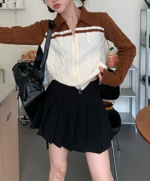 「by muni:r」 ニットカーディガン FREE グレー レディース_画像7