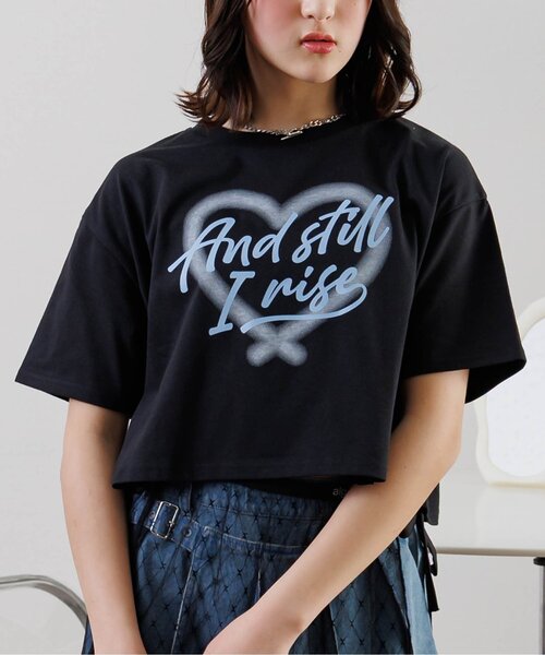 algy（アルジー） tシャツ ハートスプレータンタケ半袖T キッズ 子供服