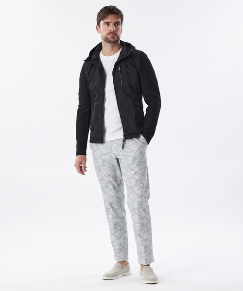 EPOCA UOMO パンツ カモフラプリントドローコードパンツ メンズ