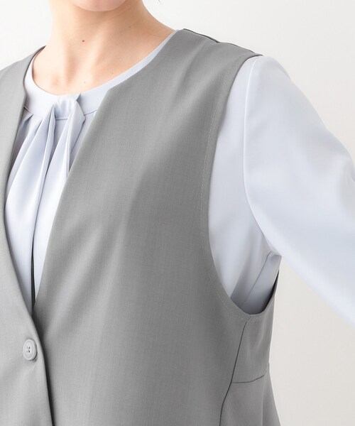 DRESKIP（ドレスキップ） ベスト ジレ 「洗える/S-LL/セットアップ可