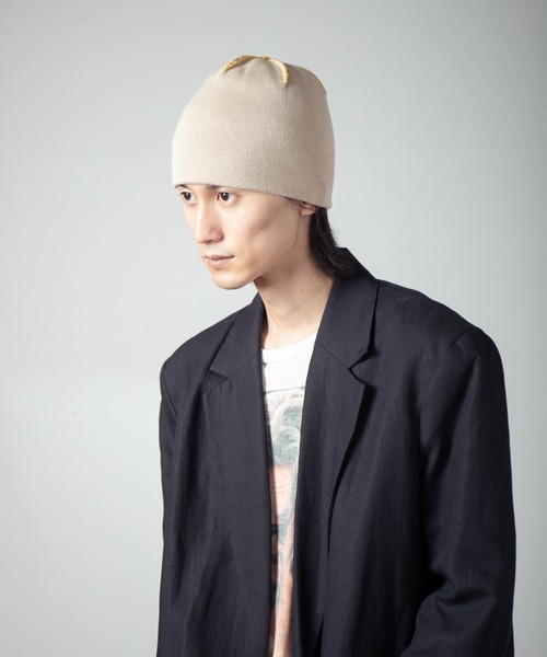 INDIETRO ASSOCIATION ニット帽 ニットキャップ Wavy Line