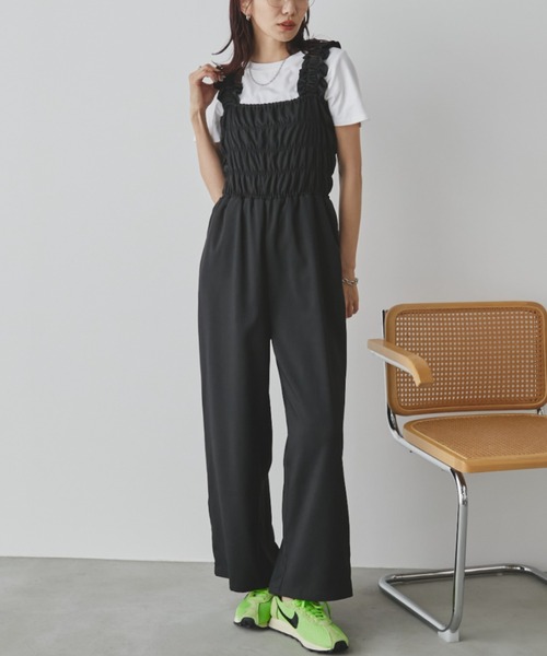 Herencia サロペット HERENCIA ヘレンチア サロペット パンツ 38/ブラック