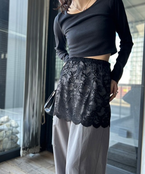 レーススカート　the toe ミニスカート Venice Balloon Skirt – THE TOÉ
