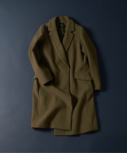 「UNITED TOKYO」 チェスターコート 2 カーキ レディース_画像3