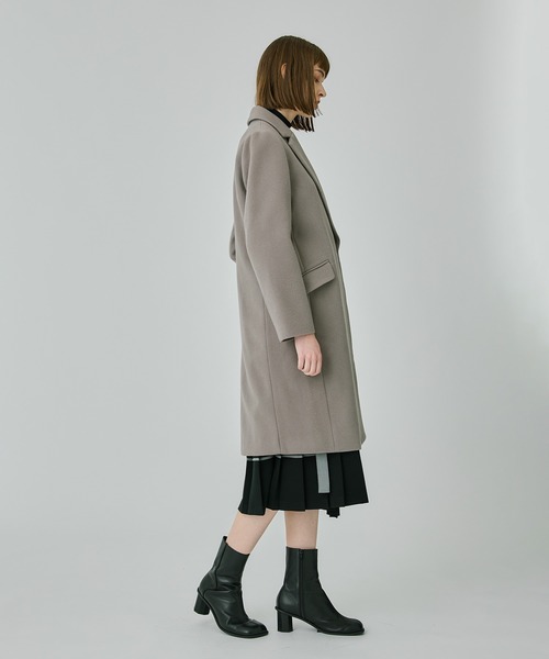 「UNITED TOKYO」 チェスターコート 2 カーキ レディース_画像8