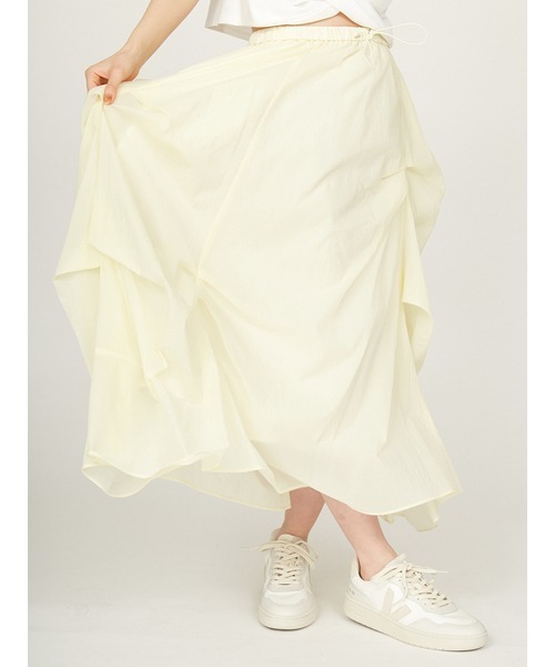 emmi タック入りシアーボリュームスカート　完売商品 emmi｜タック入りシアーボリュームスカート | Rakuten Fashion