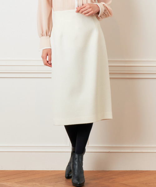 ANAYI 白スカート　38号 ANAYI 白スカート 38号