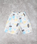 甚平 浴衣 ロゴ総柄甚平 キッズ 子供 男の子の詳細画像3