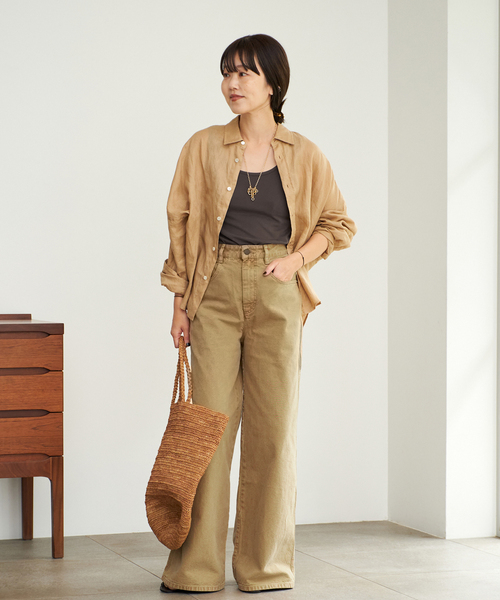 タンクトップ ノースリーブ 「追加」sandwash loose タンク レディース plage タンクトップ ノースリーブ sandwash loose タンク