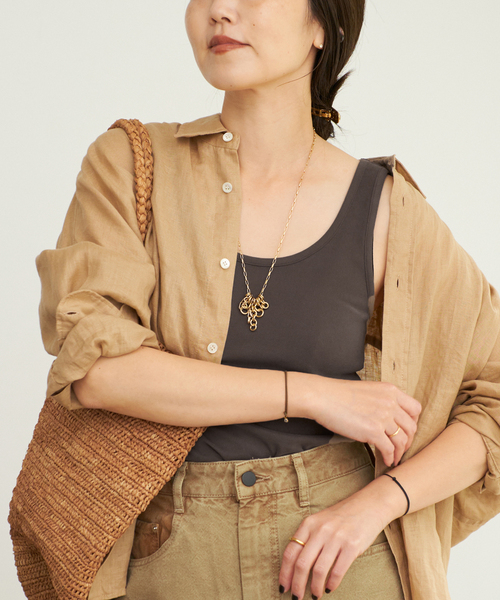タンクトップ ノースリーブ short rib tops レディース X-girl タンクトップ ノースリーブ BRA TOP レディース