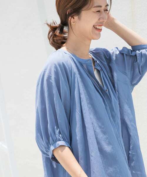 URBAN RESEARCH DOORS 「URBAN DOORS」 7分袖ブラウス MEDIUM