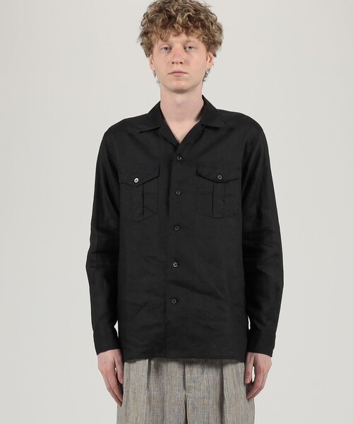 TOMORROWLAND（トゥモローランド） シャツ アイリッシュリネン ダブル