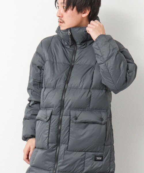 TAION（タイオン） ダウンコート M チャコールグレー メンズ