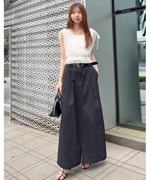 SNIDEL チュールレイヤードカシュクールカットプルオーバー チュールレイヤードカシュクールカットプルオーバー(508235976