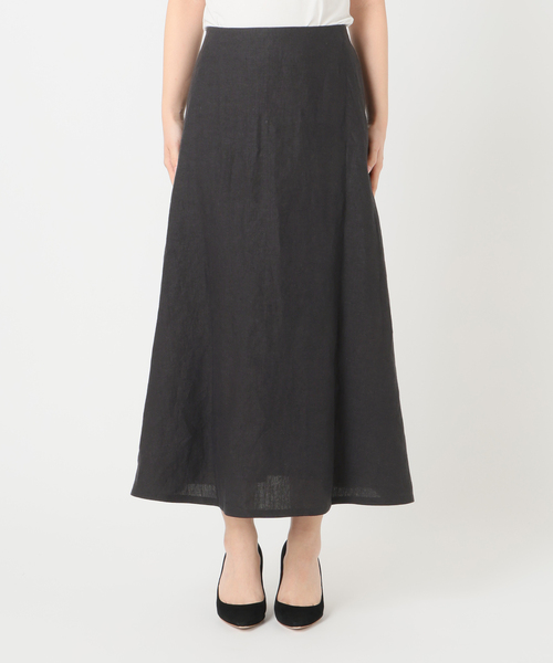Deuxieme Classe スカート *Linenフレアスカート : ZOZOTOWN