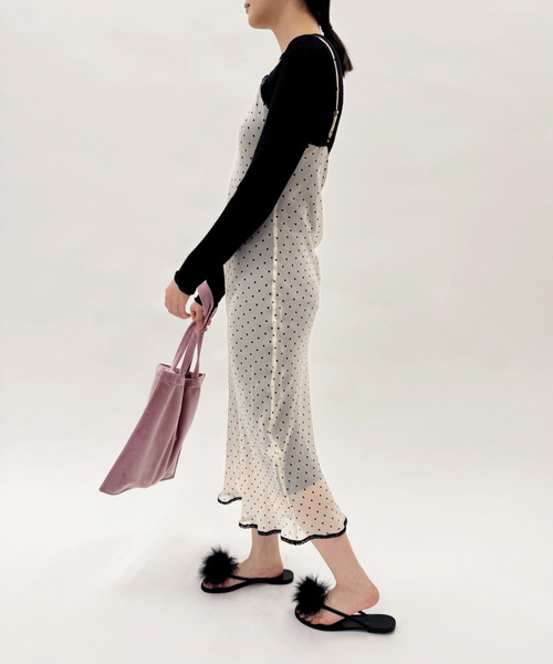 EDIT. FOR LULU（エディットフォールル） ワンピース キュプラシフォン