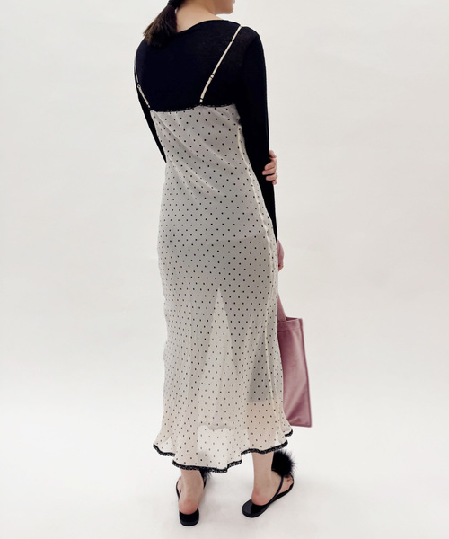 最終値下げ EDIT.FOR LULU ドレス EDIT. FOR LULU（エディットフォールル） ワンピース キュプラシフォン