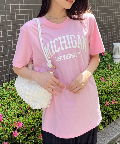 tシャツ 「spiritoso」MICHIGAN カレッジTシャツ レディース メンズ | spiritoso | 10