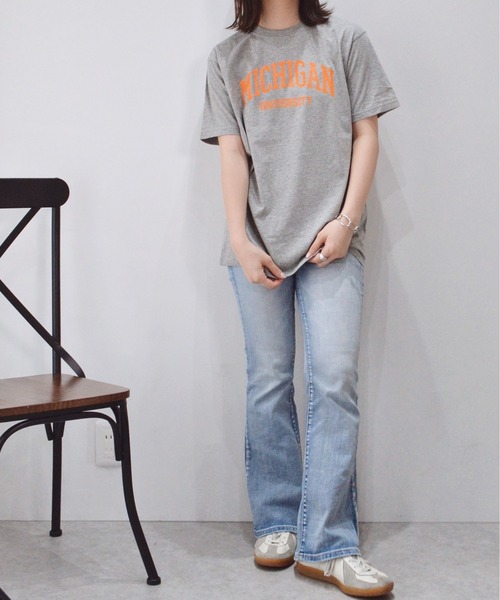 tシャツ 「spiritoso」MICHIGAN カレッジTシャツ レディース メンズ | spiritoso | 17