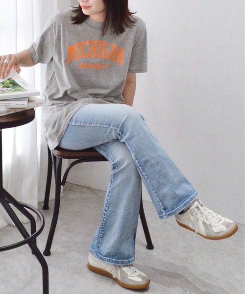 tシャツ 「spiritoso」MICHIGAN カレッジTシャツ レディース メンズ | spiritoso | 19