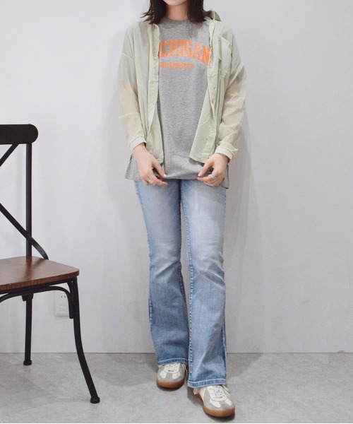 tシャツ 「spiritoso」MICHIGAN カレッジTシャツ レディース メンズ | spiritoso | 21