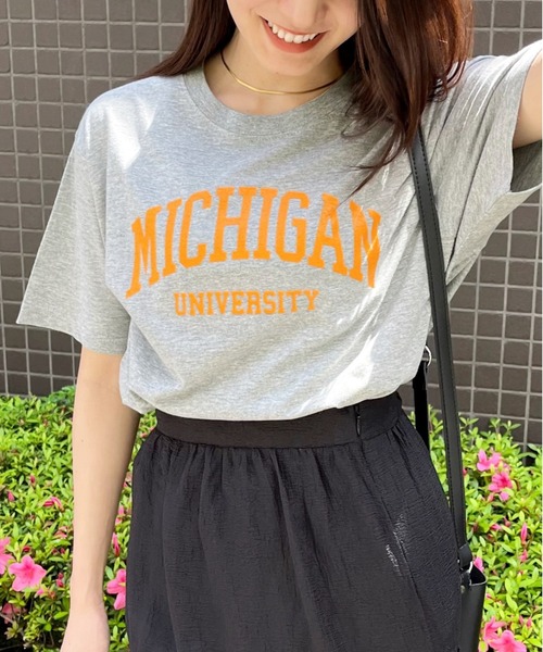 tシャツ 「spiritoso」MICHIGAN カレッジTシャツ レディース メンズ | spiritoso | 22