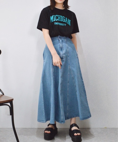 tシャツ 「spiritoso」MICHIGAN カレッジTシャツ レディース メンズ | spiritoso | 31