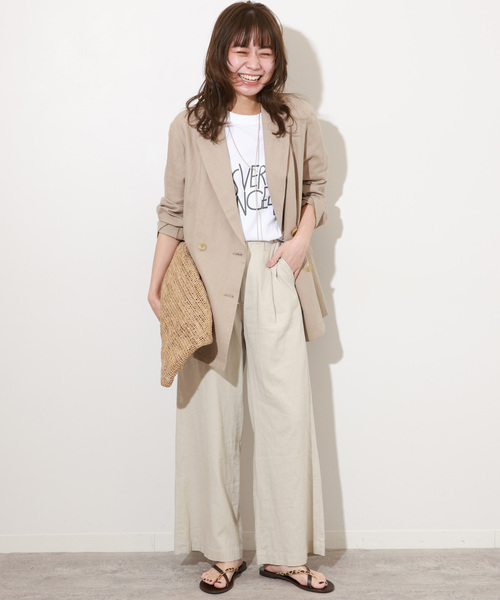 【新品・未使用】relume ベージュ テーラードジャケット サイズ36 JOURNAL STANDARD relume 「JOURNAL relume」 テーラード