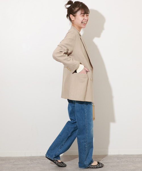 【新品・未使用】relume ベージュ テーラードジャケット サイズ36 JOURNAL STANDARD relume 「JOURNAL relume」 テーラード