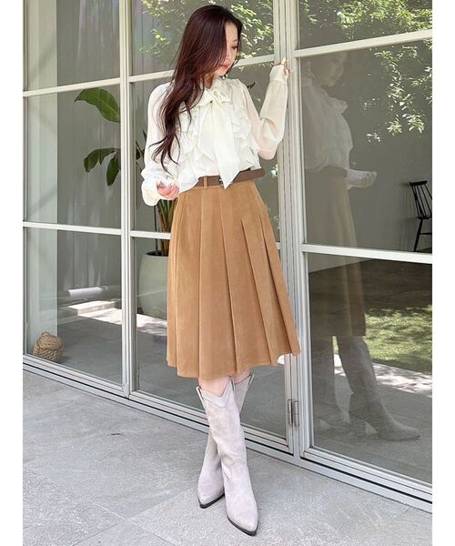 MERCURYDUO（マーキュリーデュオ） ブラウス シャツ シフォンラッフル