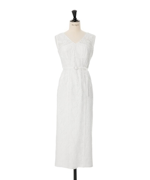 ワンピース her lip to Her lip to ワンピース Lace Trimmed Jacquard Dress : ZOZOTOWN