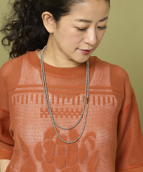 Freada tシャツ Freada/フリーダ メッシュ フラワー Tシャツ