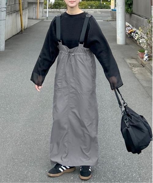 notch サロペットスカート notch.（ファッション） 「notch.」 サロペットスカート TM