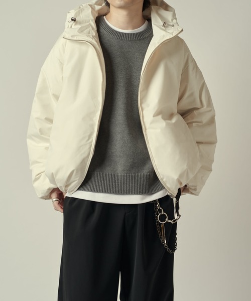 Lui's（ルイス） ダウンジャケット ダウン フードダウンブルゾン