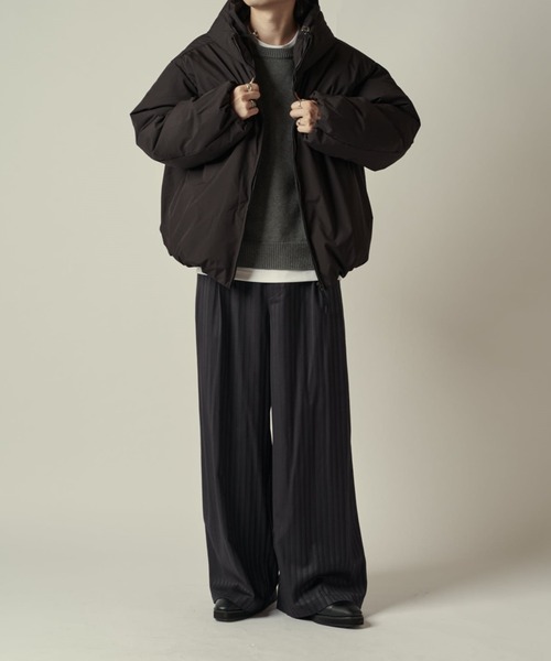 Lui's（ルイス） ダウンジャケット ダウン フードダウンブルゾン