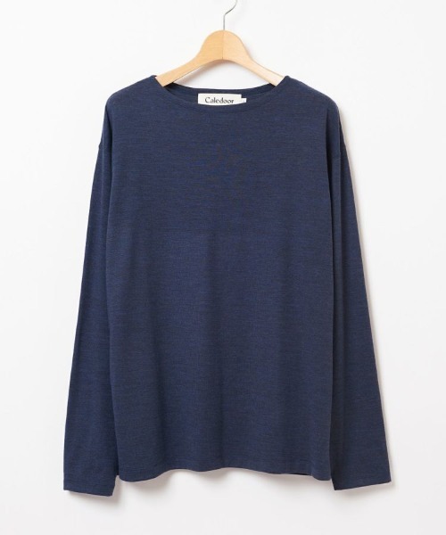 セーター ニット メリノウールロングスリーブTシャツ(MEN) 全3色