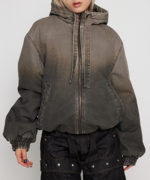 LAGUA GEM（ラグアジェム） ブルゾン アウター GRADATION COTTON