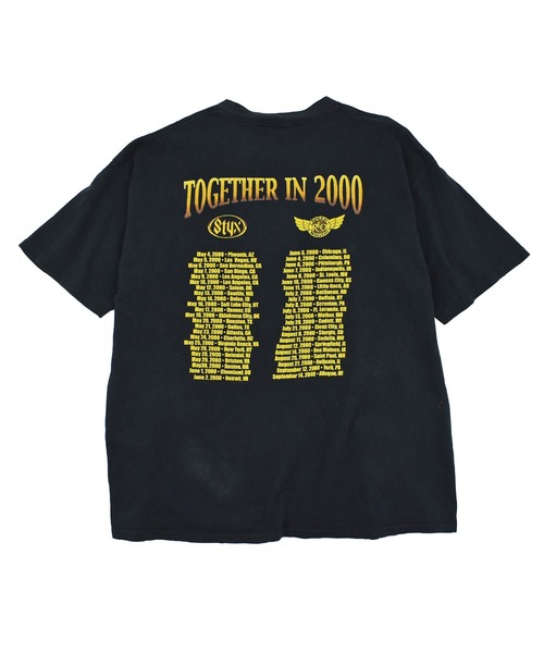 VINTAGE tシャツ 「USED」Y2K “Speed Wagon/STYX” バンド T