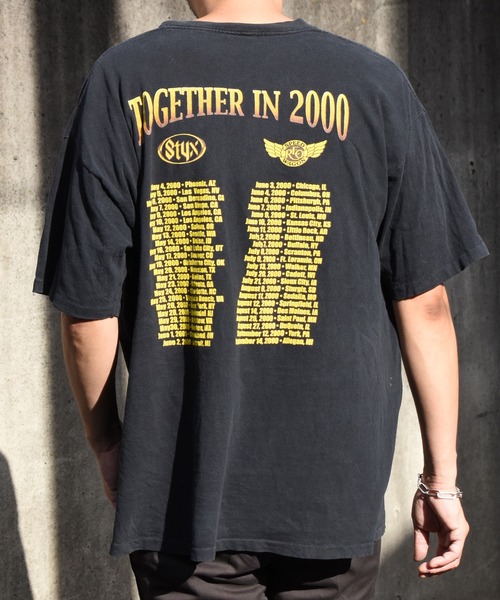 VINTAGE tシャツ 「USED」Y2K “Speed Wagon/STYX” バンド T