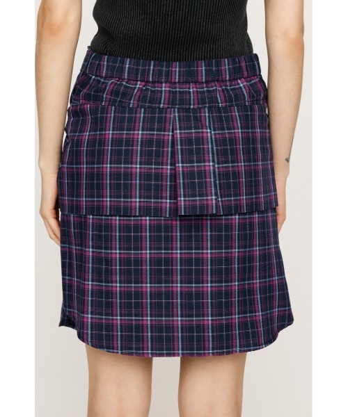 スライ ジャストウエスト ショート スカート ビー SLY | FRONT PLEATS ショートスカート (スカート(ミニ) ) |SHEL