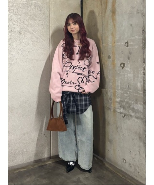 SLY（スライ） スカート REMAKE LIKE CHECK S/SK リメイクライク