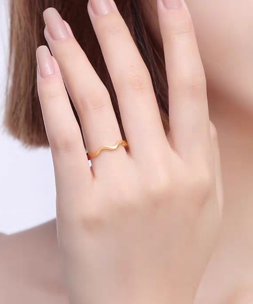 指輪 リング ウェーブリング レディース : ZOZOTOWN Yahoo!店 - 通販